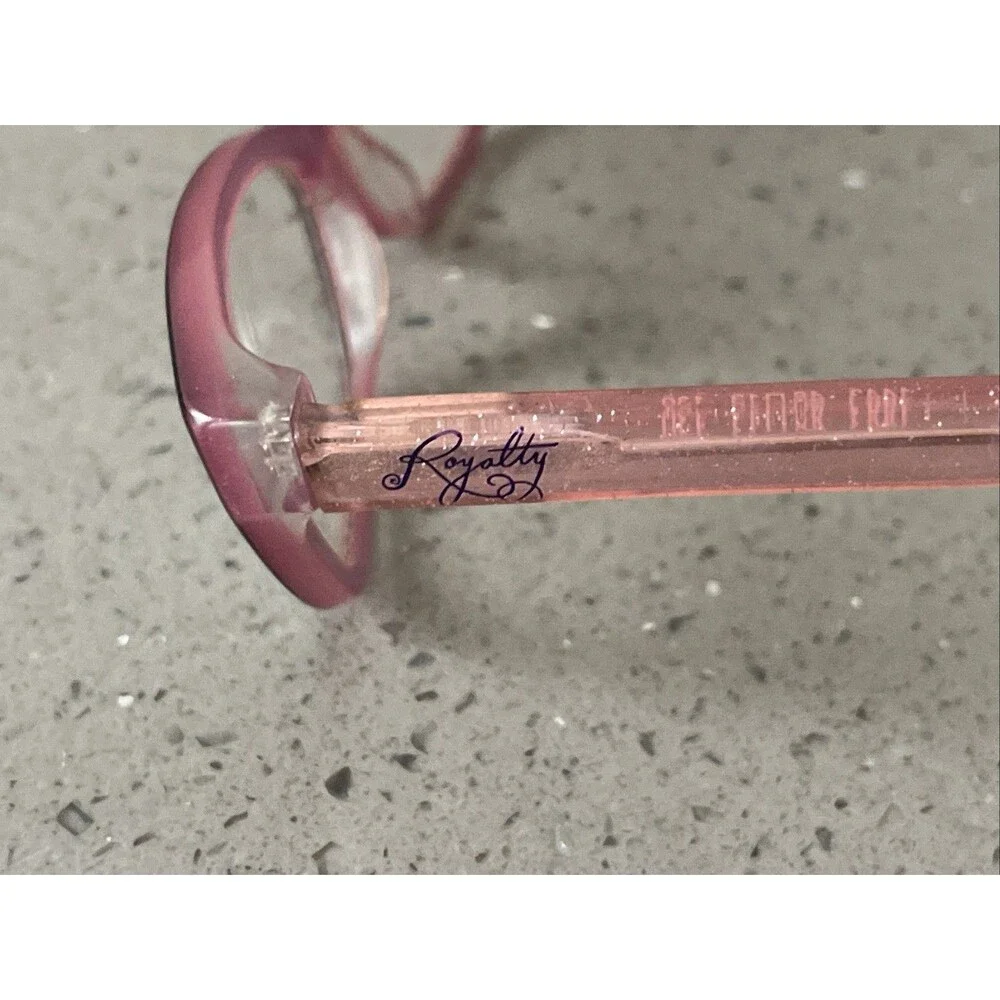 Disney Kids Eyeglasses Frames ONLY 3E 1443 Purple Pink Glitter Sparkle 48-13-130